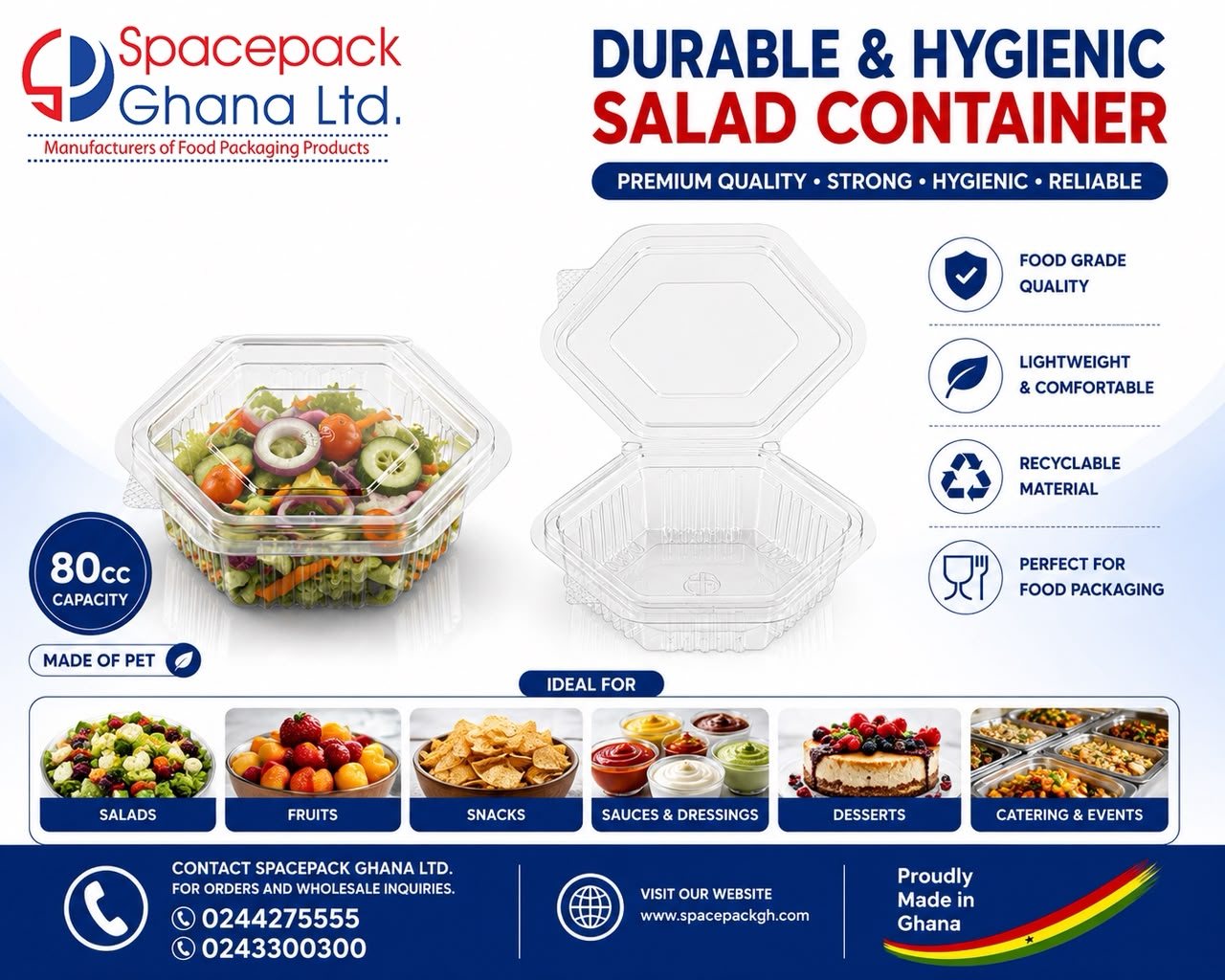 Salad Container 80cc
