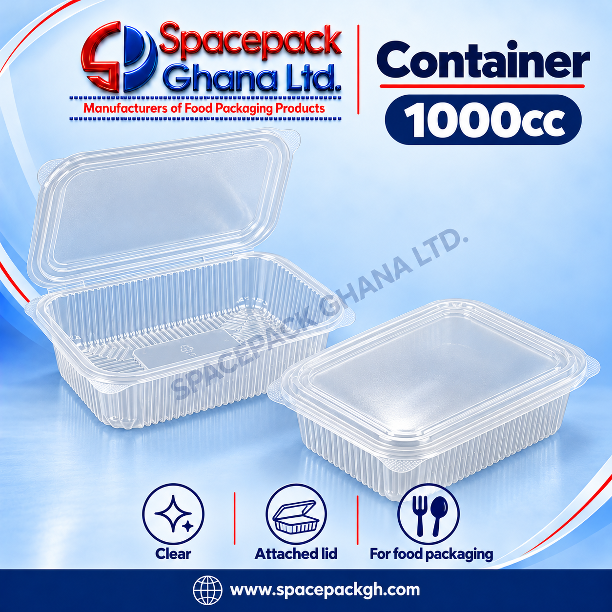 Salad Container 1000cc