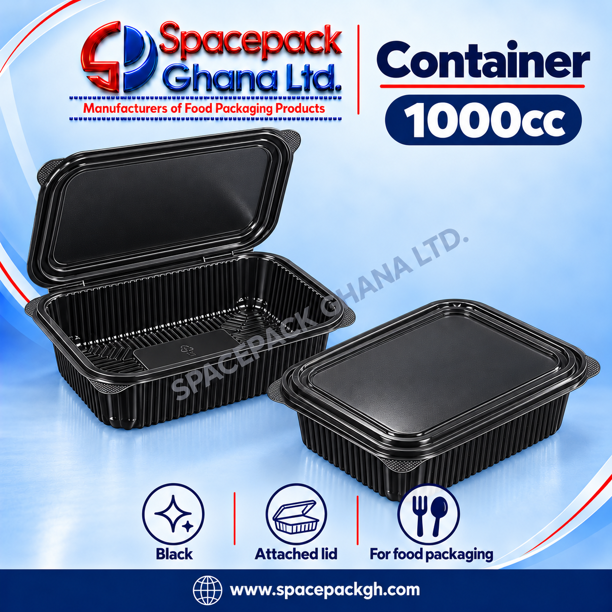 Salad Container 1000cc