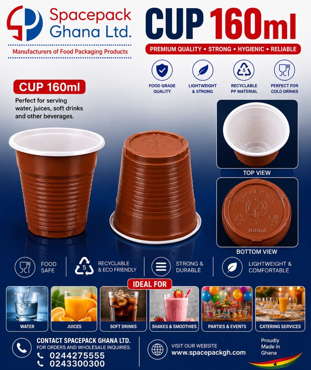 Cup 160 ML – Brown